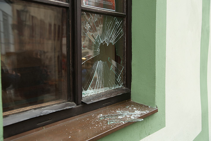 A2B Glass are able to board up broken windows while they are being repaired in Leyton.